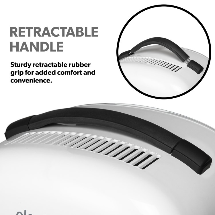 electriQ Essential 5L Quiet Compact Compressor Dehumidifier - White