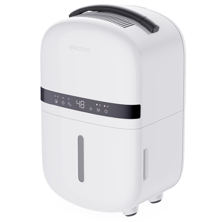 electriQ Essential 5L Quiet Compact Compressor Dehumidifier - White