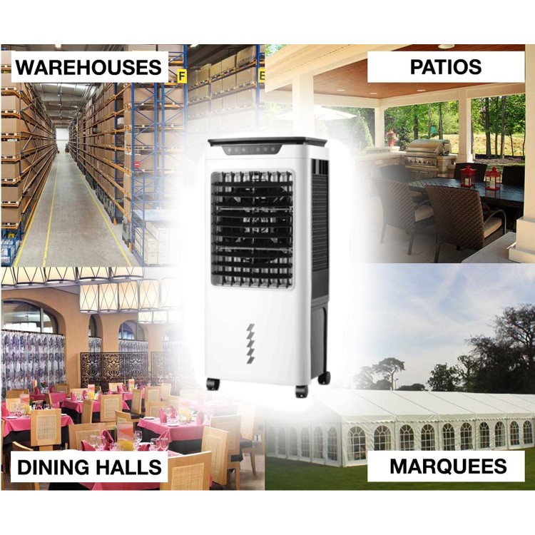 Refurbished electriQ 42L Portable Evaporative Air Cooler for areas up to 50 sqm