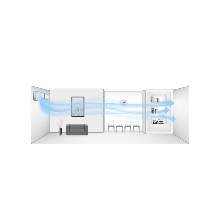 Argo 2 x 9000 BTU Wall Mounted Heat Pump Air Conditioner Bundle - Two Indoor Units to Single Outdoor