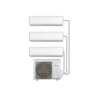 Version two Argo Multi-Split 3x 9000 BTU A++ Smart Wall Air Conditioner System with Single Outdoor Unit