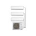 Version two Argo Multi-Split 3x 9000 BTU A++ Smart Wall Air Conditioner System with Single Outdoor Unit