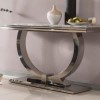 Arianna Marble Console Table in Grey - Vida Living