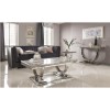 Arianna Marble Console Table in Grey - Vida Living