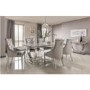Arianna Grey Marble Dining Table 200cm - Vida Living - Seats 8