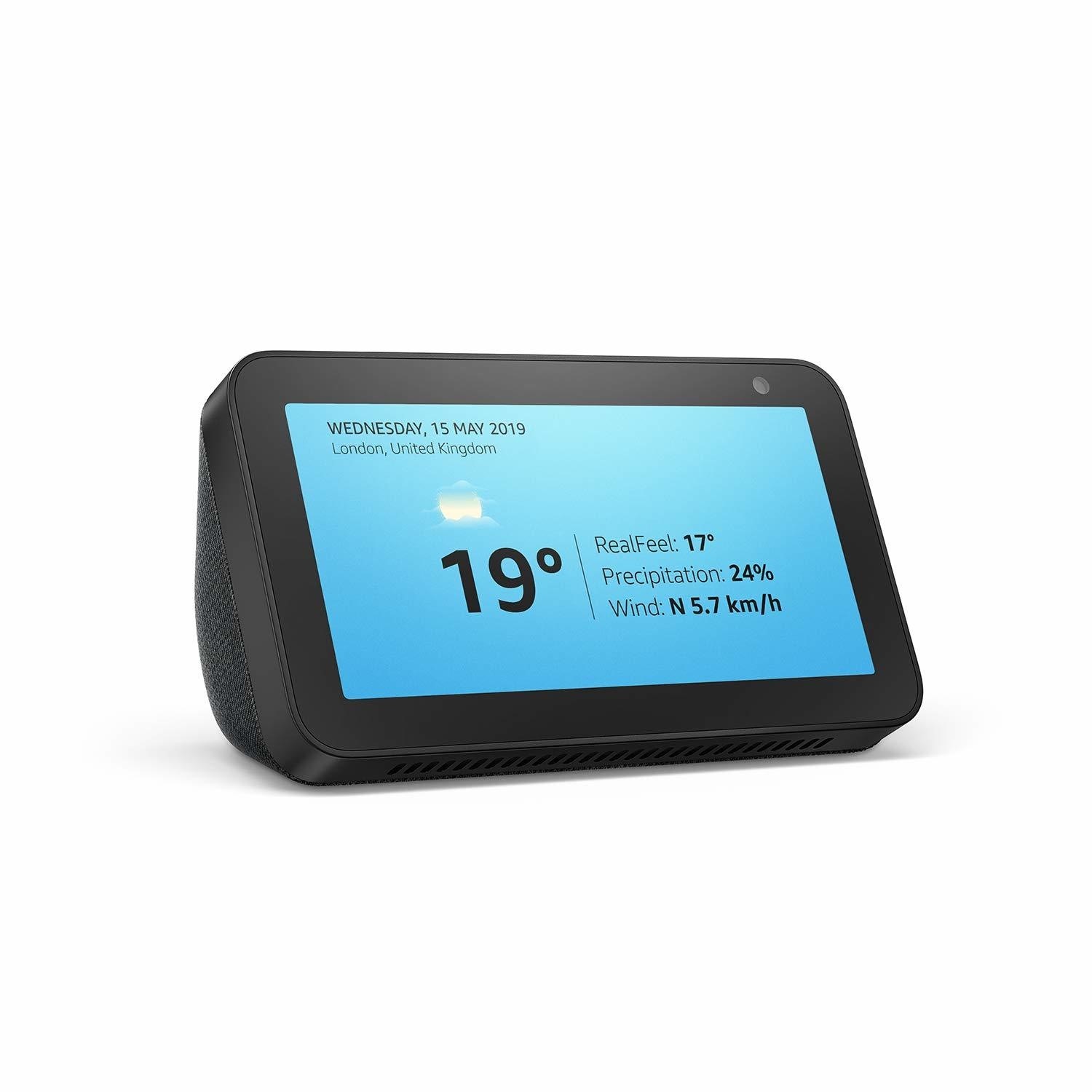 Echo Show 5 Smart Display with Alexa 1st Gen 2019 Release Charcoal w  Box