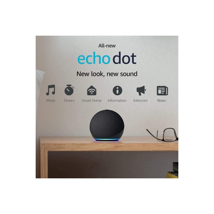 GRADE A1 - Amazon Echo Dot 4th Gen - Charcoal
