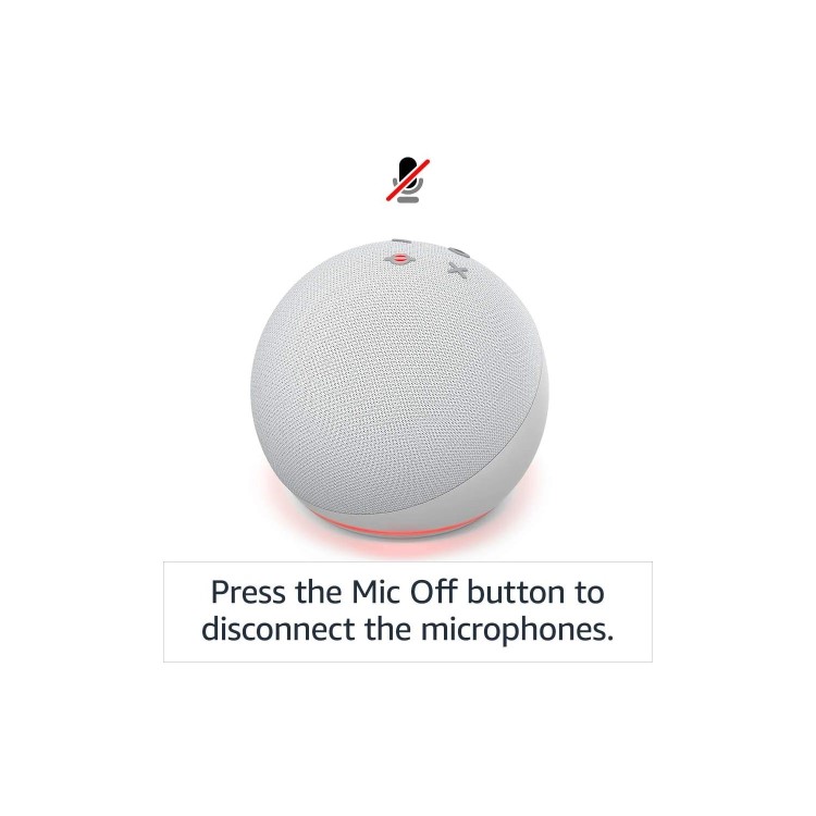 Box Opened Amazon Echo Dot 4th Gen - White