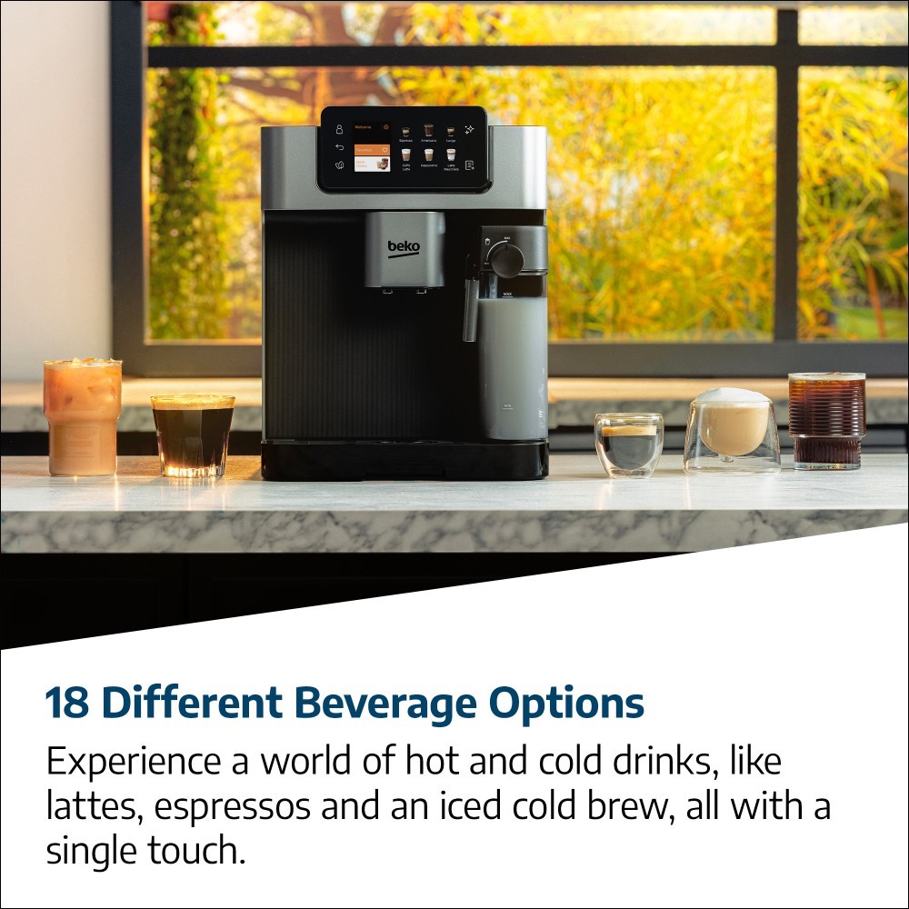 18 different beverage options.
