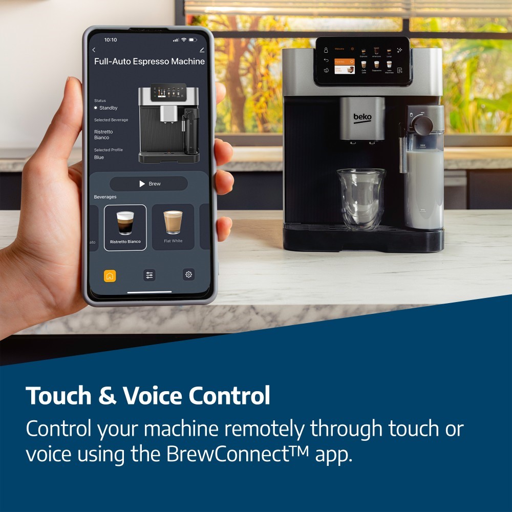 Touch and voice control.