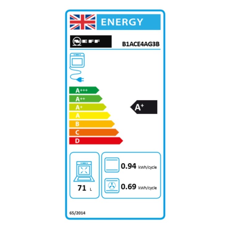 Neff N50 B1ACE4AG3B Electric Single Oven - Graphite Grey