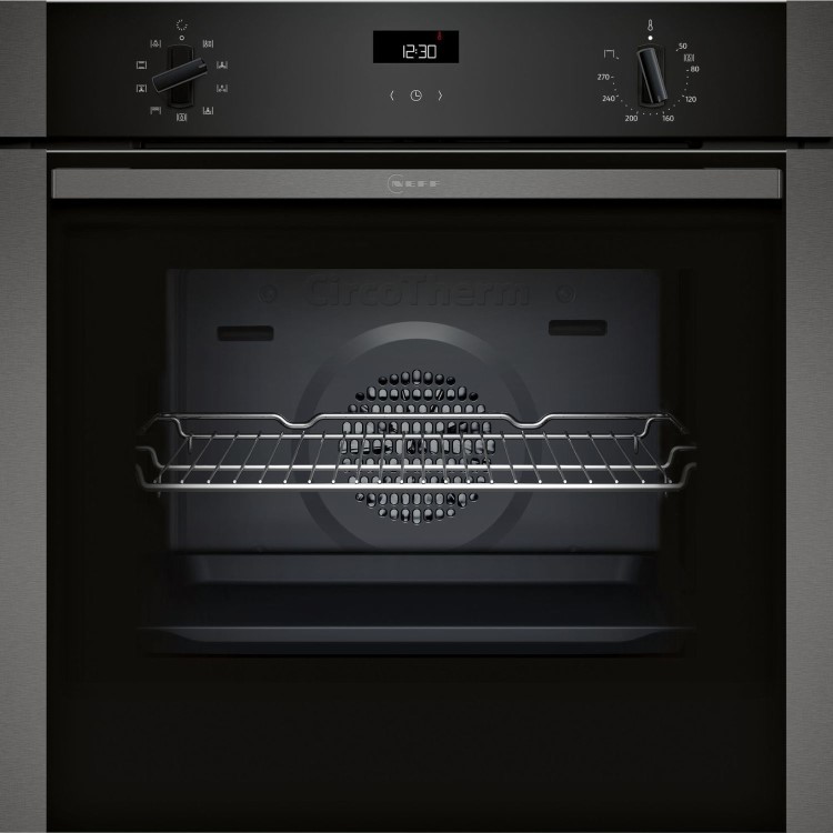 Neff N50 B1ACE4AG3B Electric Single Oven - Graphite Grey