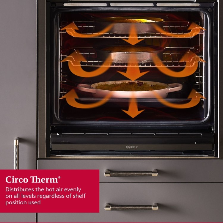 Neff N50 B1ACE4AG3B Electric Single Oven - Graphite Grey