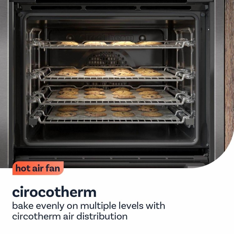 Refurbished Neff B1ACE4HN0B N50 6 Function Single Oven With Catalytic Cleaning Stainless Steel
