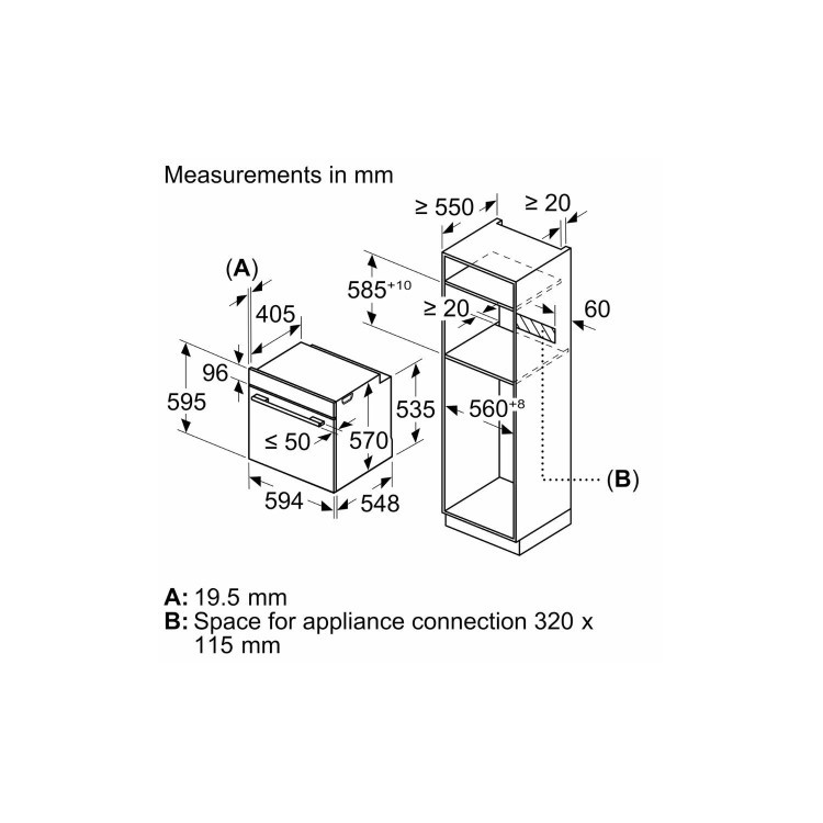 Neff N30 B1DCC0AK3B Electric Single Oven - Black