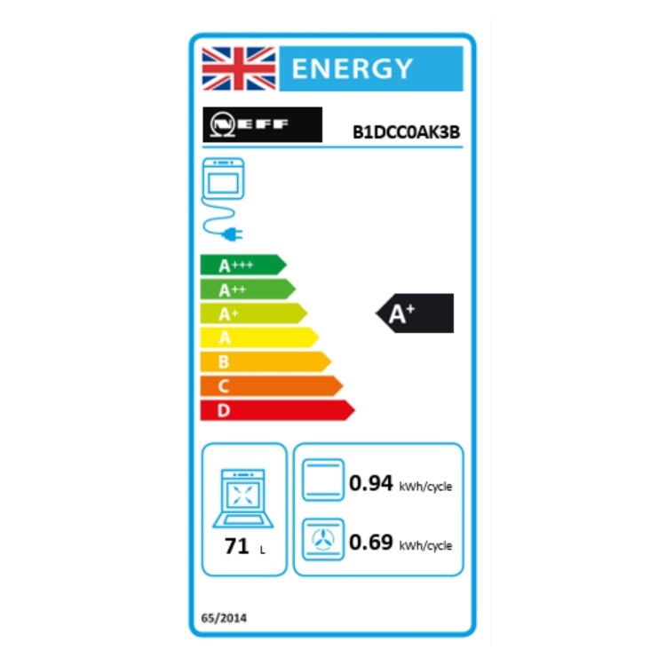 Neff N30 B1DCC0AK3B Electric Single Oven - Black