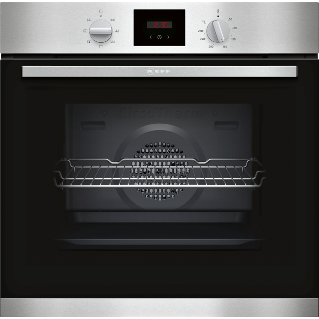 Neff B1HCC0AN0B 5 Function Single Oven With LCD Display - Stainless Steel