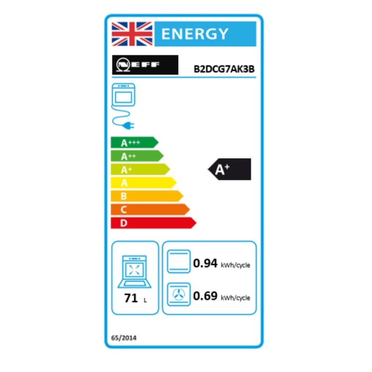 Refurbished Neff N30 B2DCG7AK3B 60cm Single Built In Electric Oven