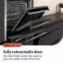 Neff N50 Slide and Hide Electric Single Oven - Graphite Grey