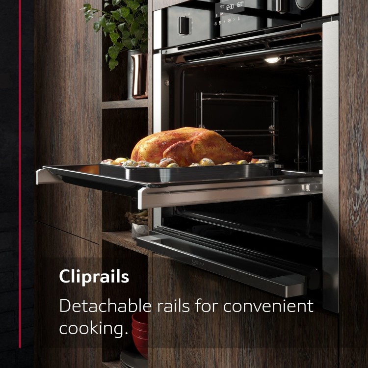 Neff N50 Slide & Hide Electric Single Oven - Black