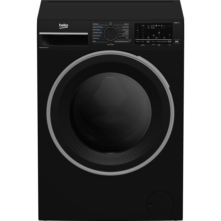 Beko 8kg Wash 5kg Dry 1400rpm Washer Dryer - Black
