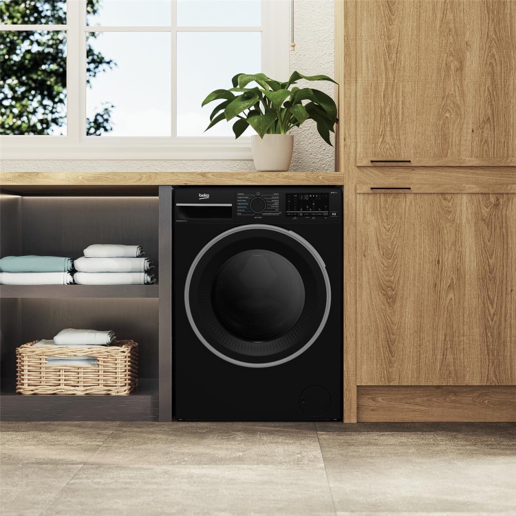 Beko 8kg Wash 5kg Dry 1400rpm Washer Dryer - Black