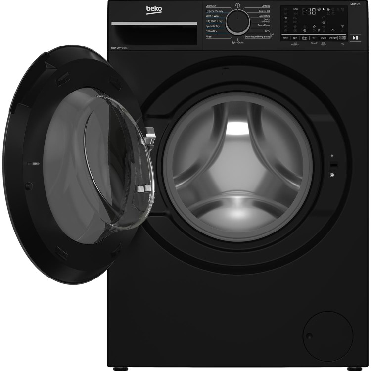 Beko 8kg Wash 5kg Dry 1400rpm Washer Dryer - Black