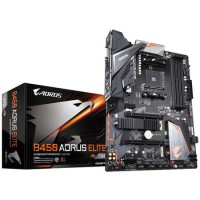 Refurbished Gigabyte B450 AORUS Elite AMD Socket AM4 ATX DDR4 DVI-D/HDMI Dual M.2 RGB Motherboard