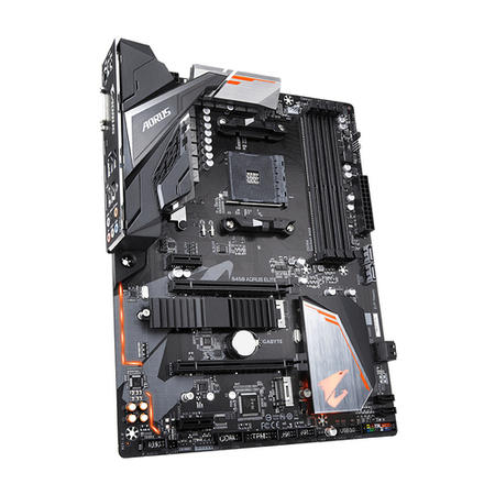 Refurbished Gigabyte B450 AORUS Elite AMD Socket AM4 ATX DDR4 DVI-D/HDMI Dual M.2 RGB Motherboard