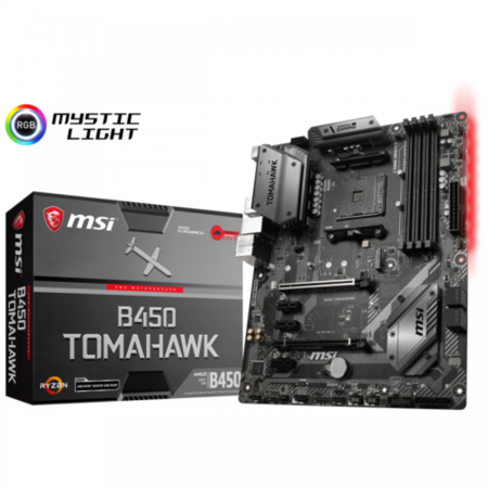 GRADE A1 - B450 TOMAHAWK SOCKET AM4 DDR4 ATX MOTHERBOARD
