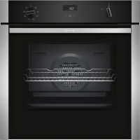 Neff N50 Slide & Hide Electric Single Oven with Catalytic Cleaning - Stainless Steel