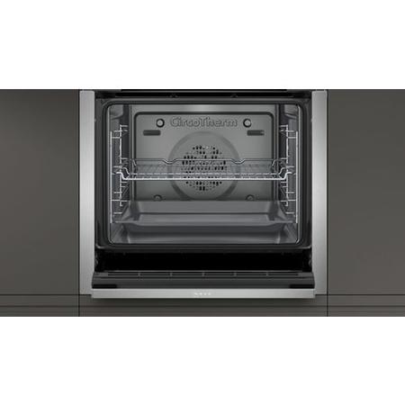 Neff N50 Slide & Hide Electric Single Oven with Catalytic Cleaning - Stainless Steel