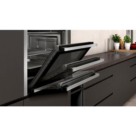 Neff N50 Slide & Hide Electric Single Oven with Catalytic Cleaning - Stainless Steel