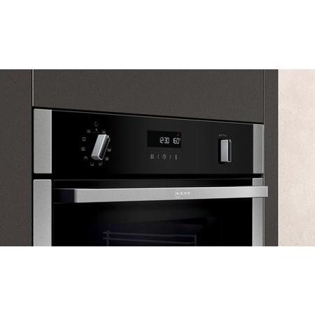 NEFF B4ACM5HN0B N50 8 Function Slide And Hide Single Oven Self Cleaning - Stainless Steel