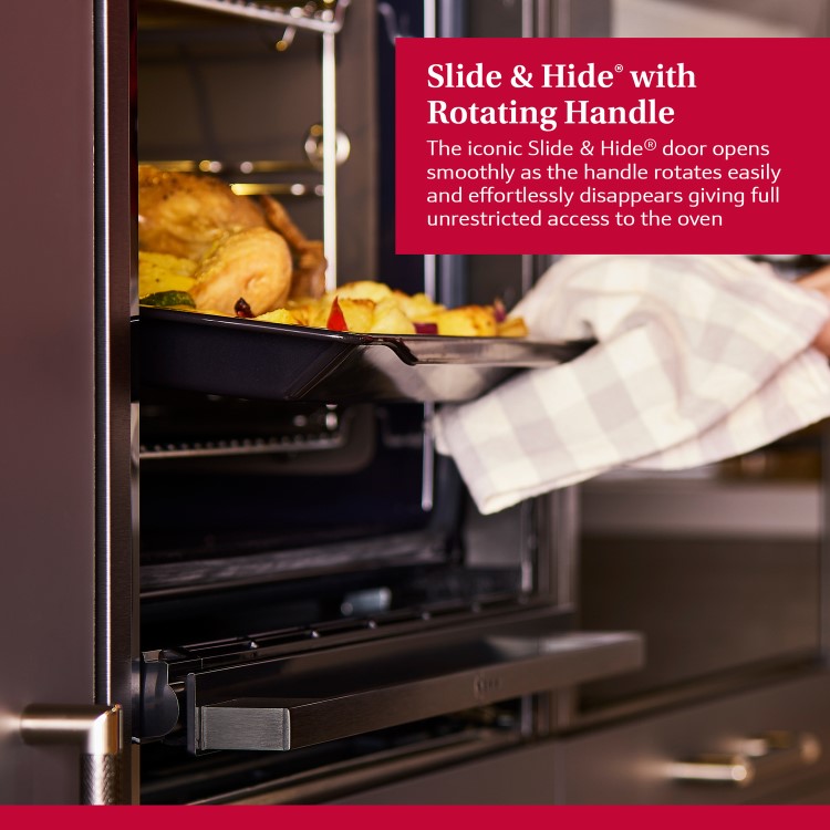 Refurbished Neff N70 Slide & Hide B54CR31N0B 60cm Single Built In Electric Oven Stainless Steel