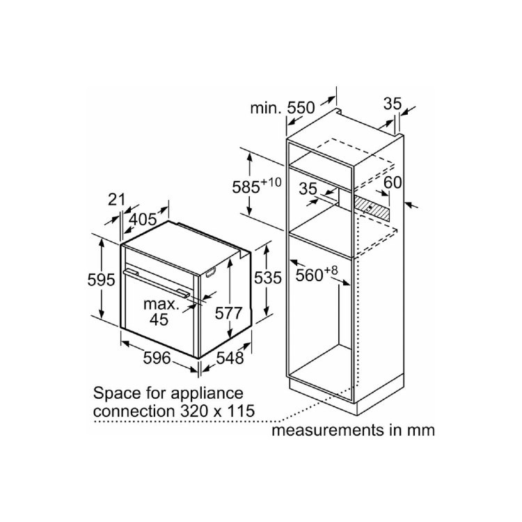 Neff N70 B54CR71N0B Slide and Hide Electric Oven - Stainless Steel