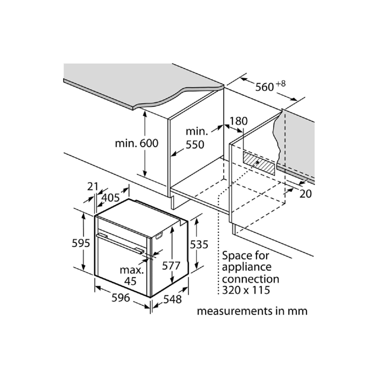 Neff N70 B54CR71N0B Slide and Hide Electric Oven - Stainless Steel
