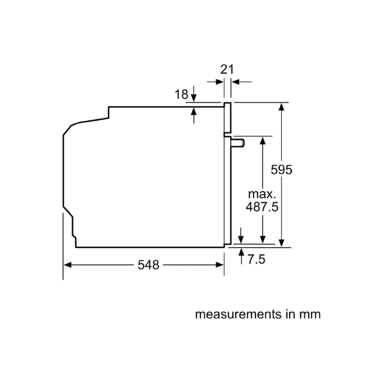 Neff N70 B54CR71N0B Slide and Hide Electric Oven - Stainless Steel