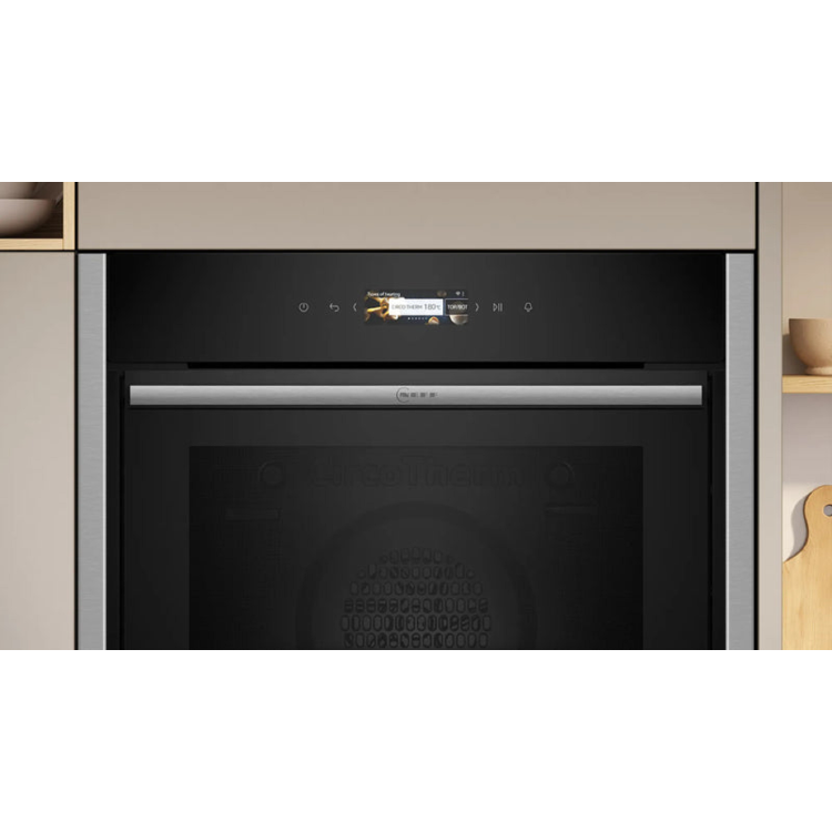 Refurbished Neff N70 B54CR71N0B 60cm Single Built In Electric Oven Stainless steel