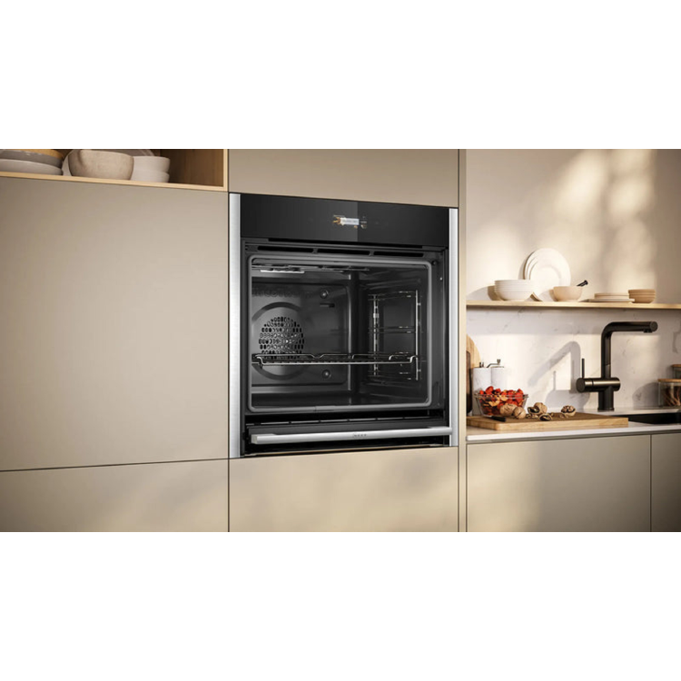 Refurbished Neff N70 B54CR71N0B 60cm Single Built In Electric Oven Stainless steel