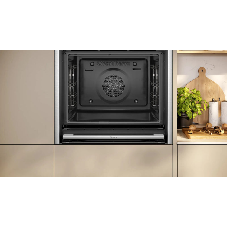 Refurbished Neff N70 B54CR71N0B 60cm Single Built In Electric Oven Stainless steel