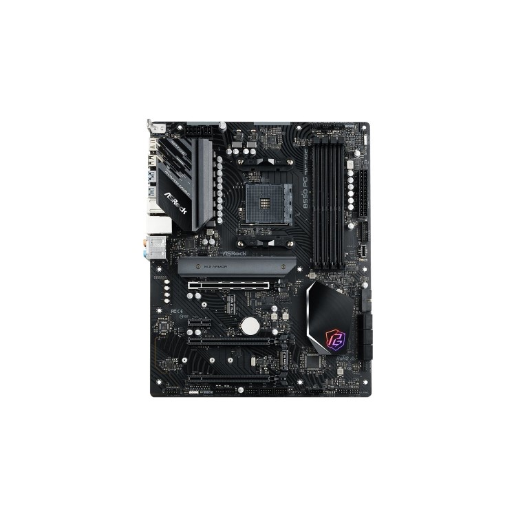 Box Opened ASRock Phantom Gaming Riptide AMD B550 AM4 DDR4 ATX Motherboard
