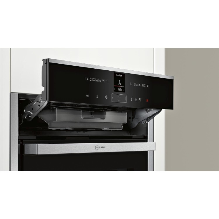 Refurbished Neff N70 B57VR22N0B 60cm Single Built In Electric Oven Stainless Steel