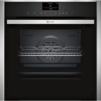Neff B57VS24N0B Slide & Hide Electric Built-in Single Oven Stainless Steel