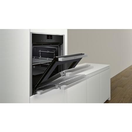 Neff B57VS24N0B Slide & Hide Electric Built-in Single Oven Stainless Steel