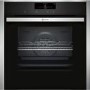 Neff N90 Slide & Hide Pyrolytic Self Cleaning Single Oven - Black