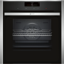 Neff B58CT68N0B N90 Slide And Hide Electric Built-in Single Oven - Stainless Steel