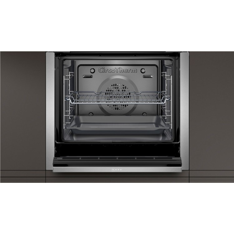 NEFF B5ACH7AN0B N50 Multifunction Single Oven With Pyrolytic Cleaning & SLIDE&HIDE Door - Black