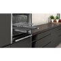 Neff B5ACM7HN0B N50 8 Function Slide And Hide Single Oven With Pyrolytic Cleaning - Stainless Steel