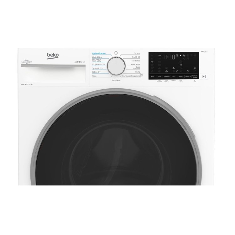Refurbished Beko BPro 500 B5D58544UW Freestanding 8/5KG 1400 Spin Washer Dryer White